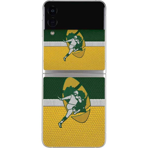 NFL Green Bay Packers Vintage Galaxy Z Flip4 5G Skin